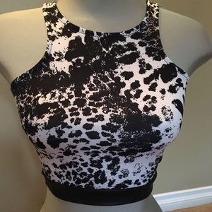 GLAMAZON racerback crop Top Size Small